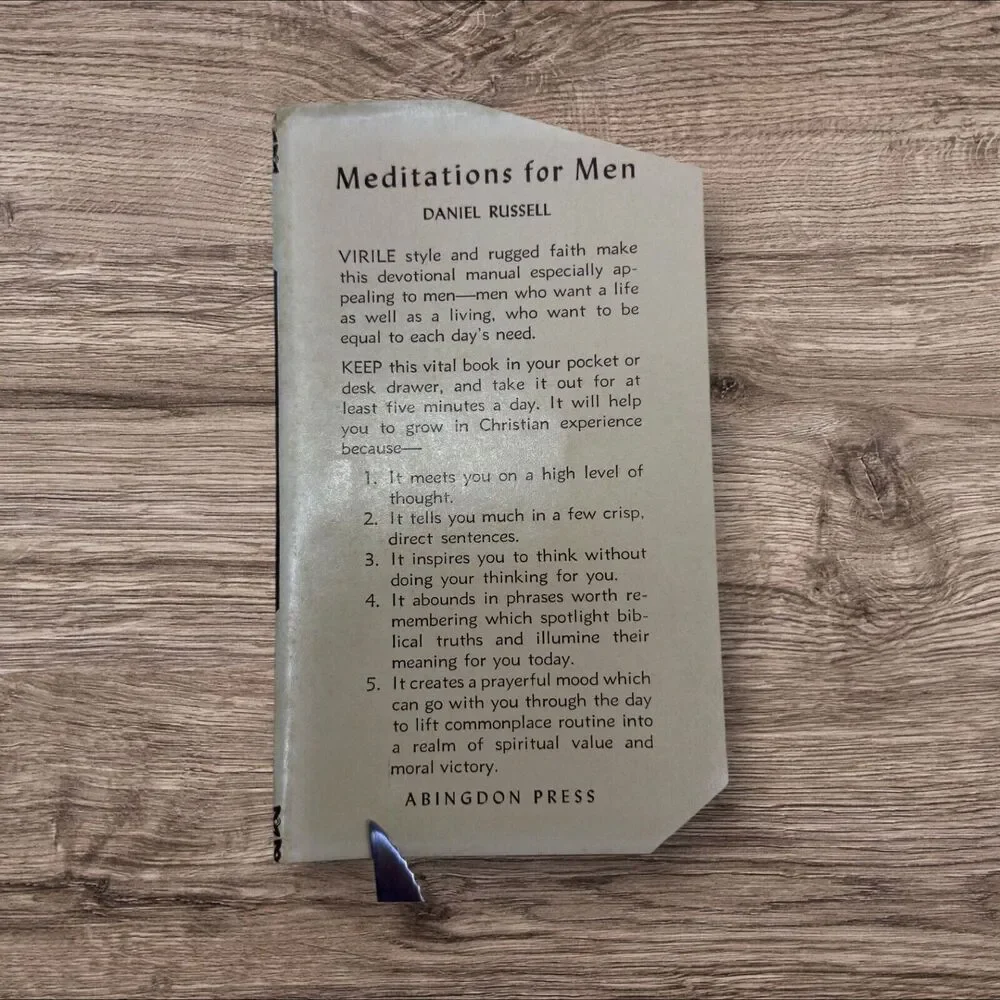 MEDITATIONS FOR MEN DANIEL RUSSELL BOOK PRESBYTERIAN CHURCH USA‎ Daily Devotions
